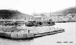 Oran - Port - quai 1903